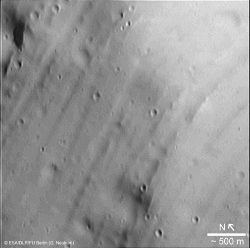 Details of Phobos’s surface