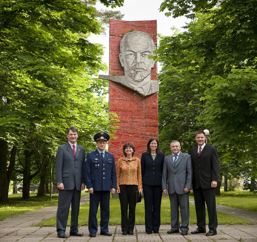 Official farewell ceremony of the Expedition 24 crew