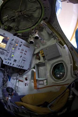 Interior of a Soyuz TMA simulator