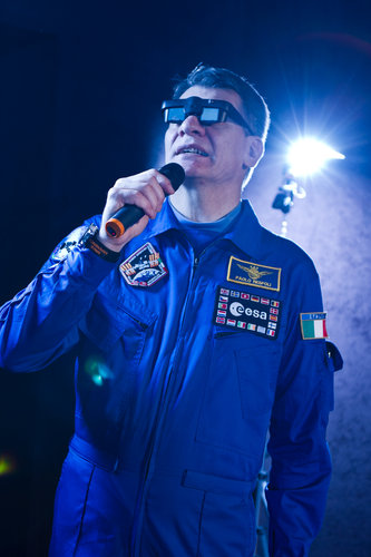 Paolo Nespoli in Milan, at the Museo della Tecnica