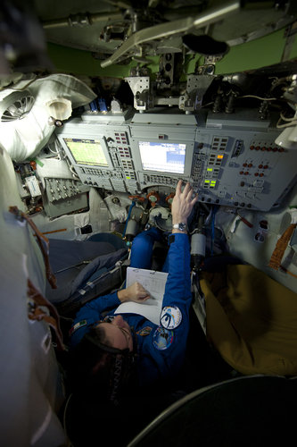 Paolo Nespoli in training at Star City