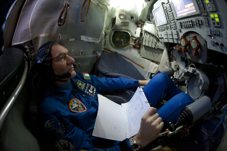 Paolo Nespoli in training at Star City