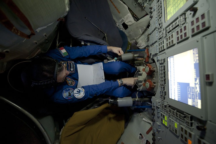 Paolo Nespoli in training at Star City