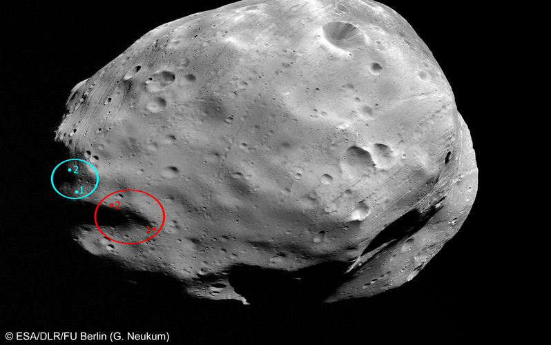 Planned landing site of the Russian Phobos-Grunt mission