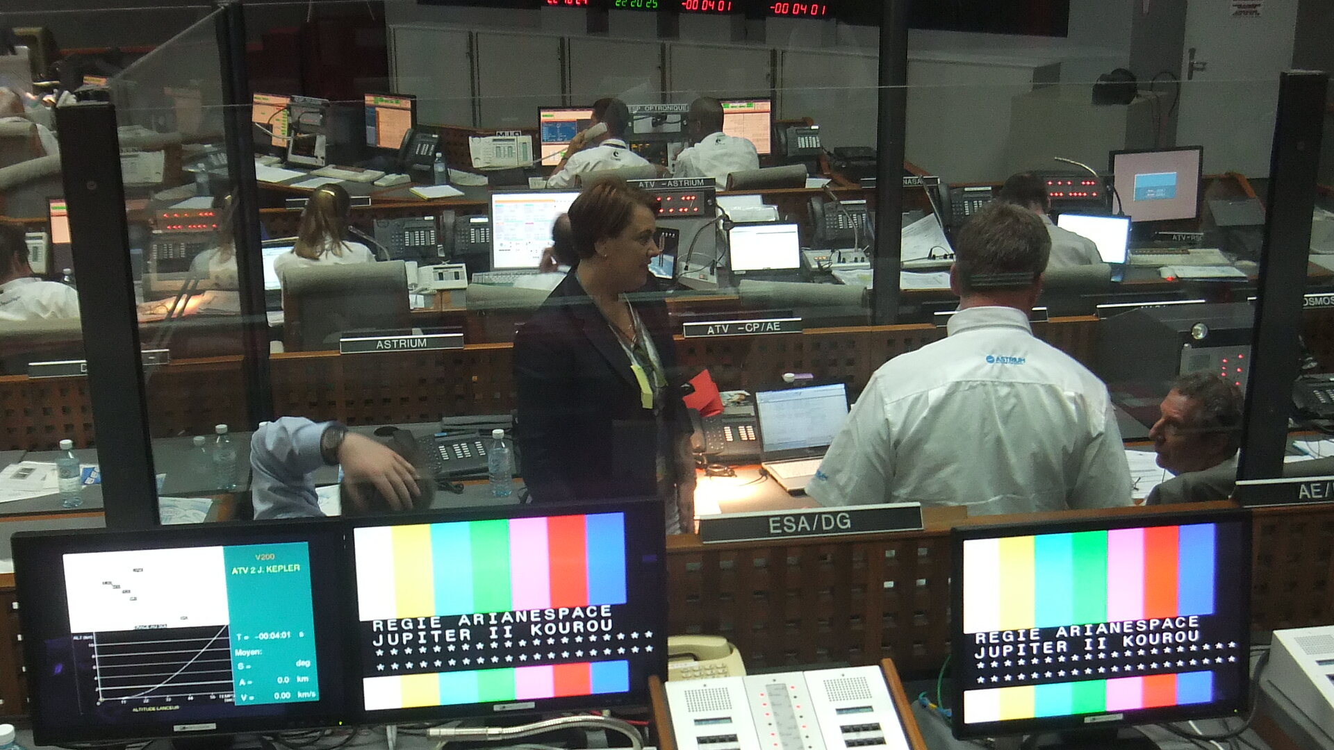 Esa Simonetta Di Pippo At The Control Centre Kourou French Guiana 