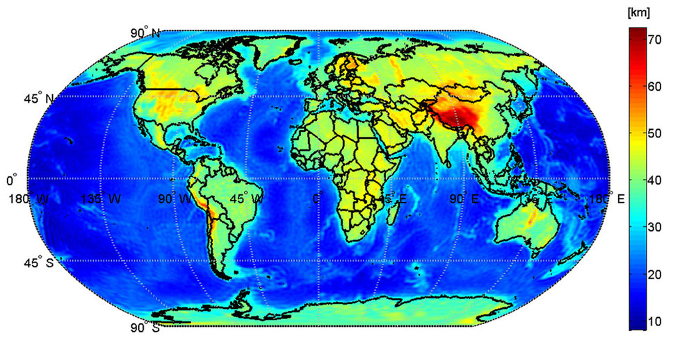 Global Moho from GOCE