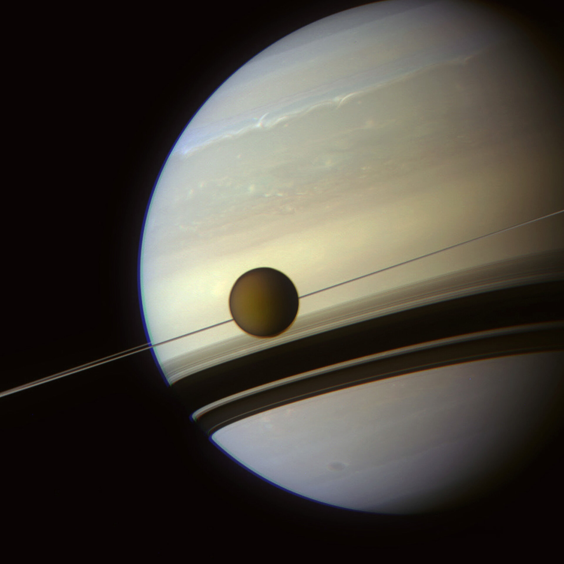 All of the giant planets in our solar system have rings around them. Saturn  might be the planet that we associate with rings, but Jupiter, Uranus, and  Neptune also have pretty sizable