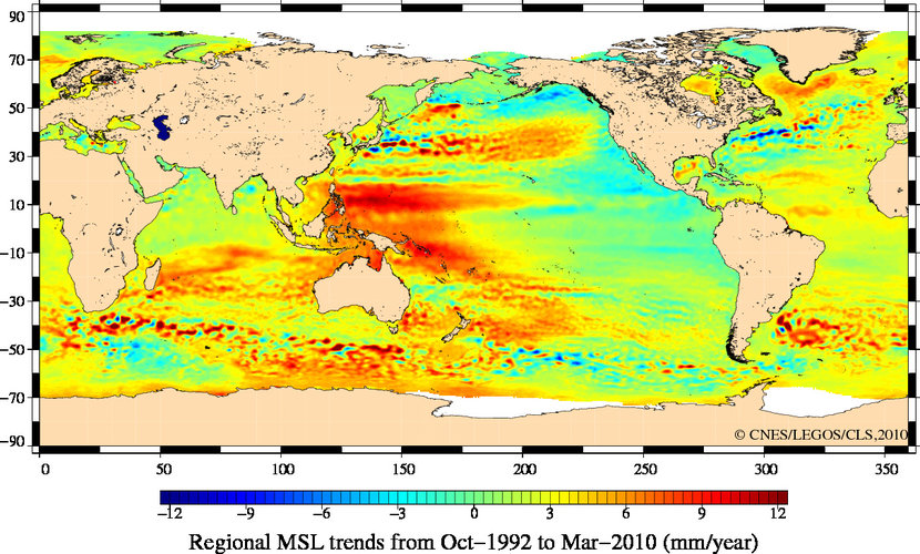 Mean sea level trends