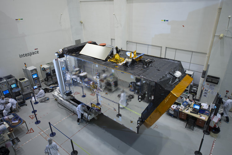 Alphasat satellite at Intespace