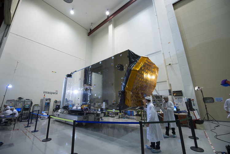 Alphasat satellite at Intespace