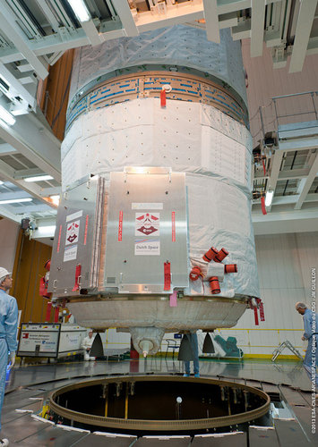 ATV-4 integrated on Ariane 5