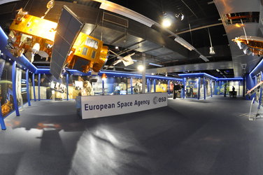 ESA pavilion at space exhibition Utrecht