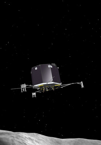 Artist’s impression of the Philae lander