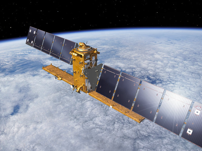 Artist’s impression of Sentinel-1A