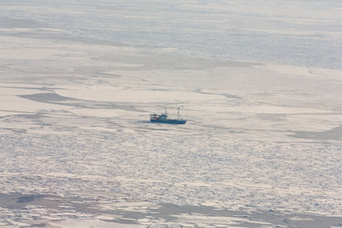 RV Lance in the Barents Sea