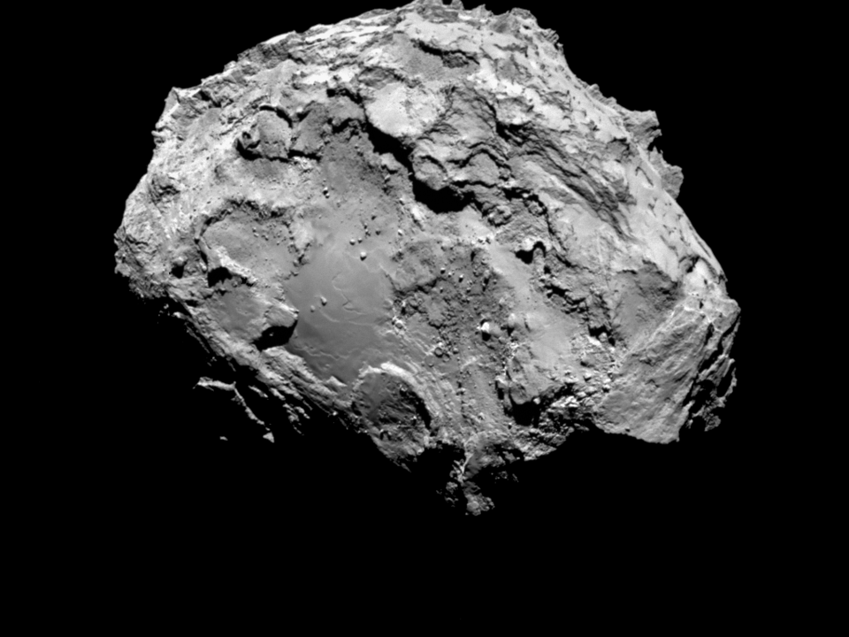 Zdjęcie komety z 3 sierpnia 2014 r.
