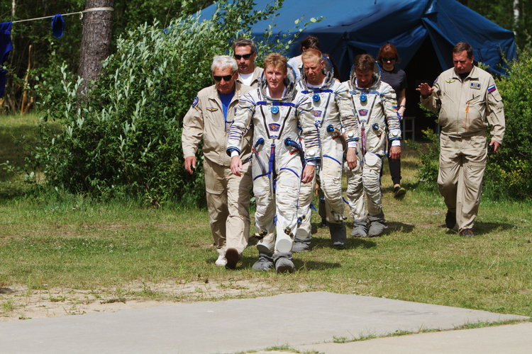 Timothy Peake during survival training