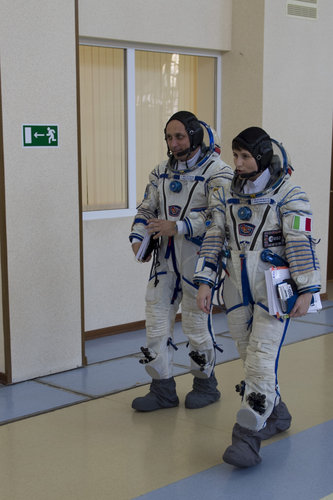 Samantha and Anton before training