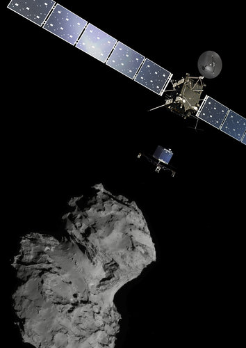 Rosetta at Comet (portrait)