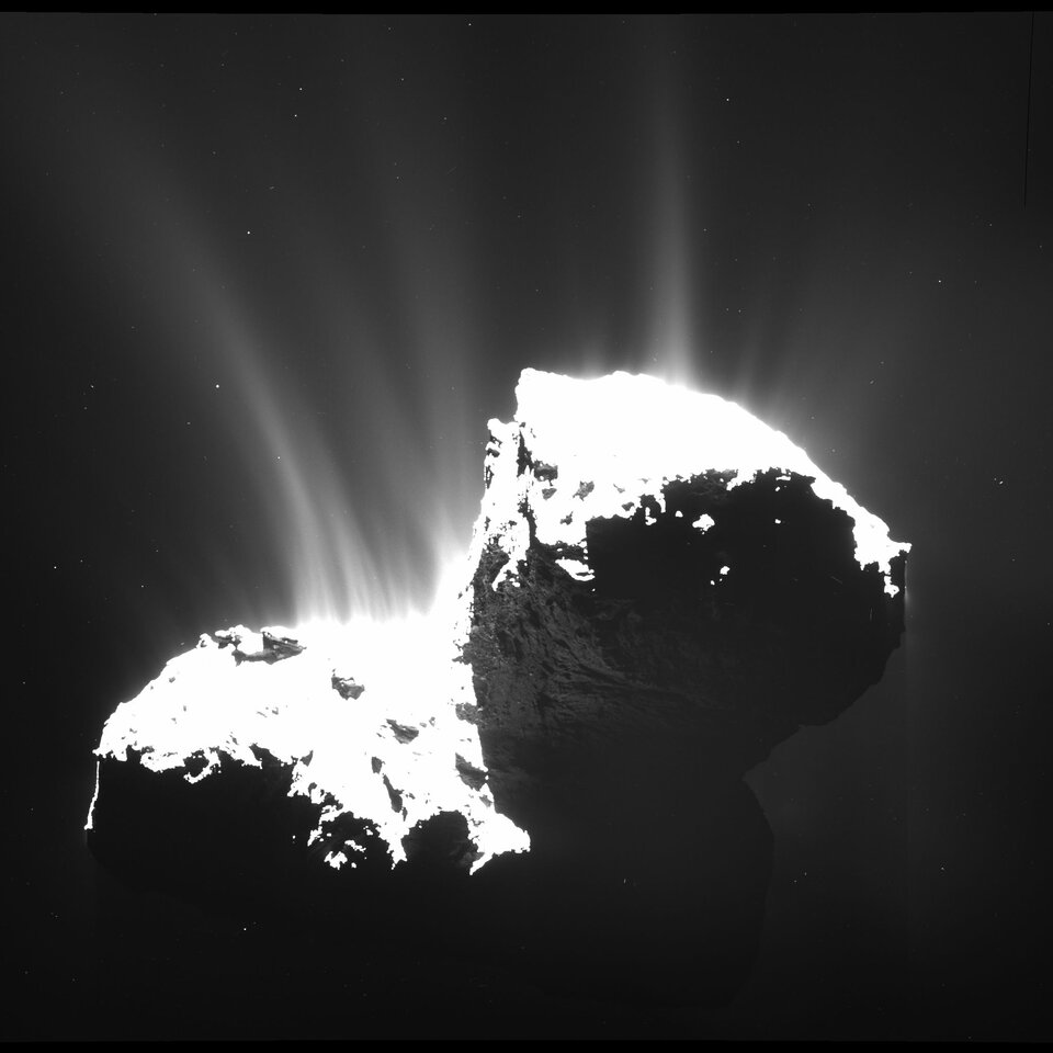 Comet 67P/Churyumov-Gerasimenko, target of ESA’s Rosetta mission