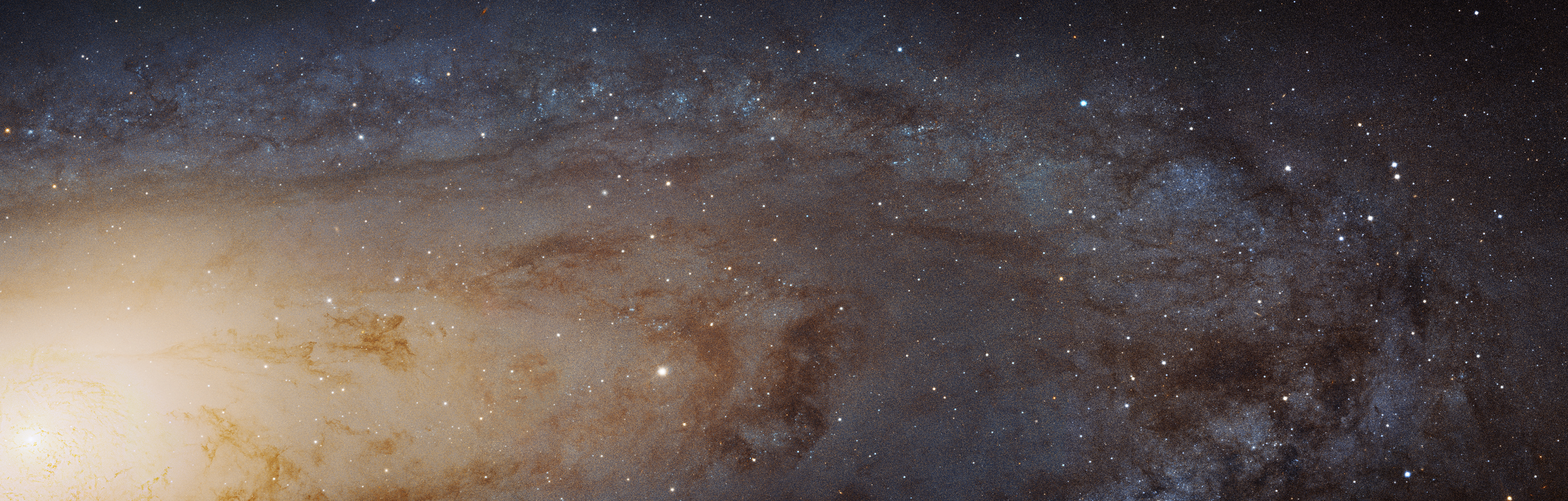 andromeda galaxy from telescope