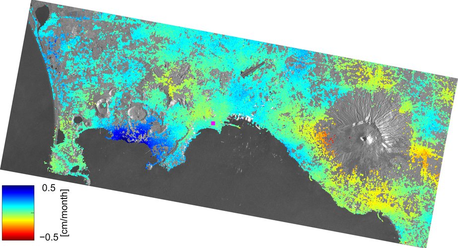 Campi Flegrei monitored by Sentinel-1