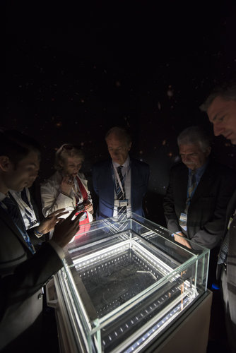 Cloud chamber at Le Bourget