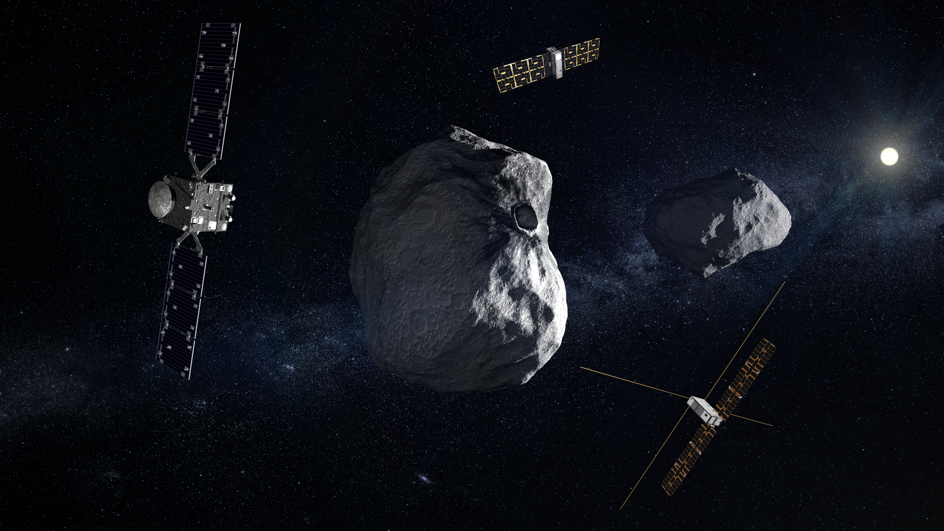 ESA - CubeSats joining Hera mission to asteroid system