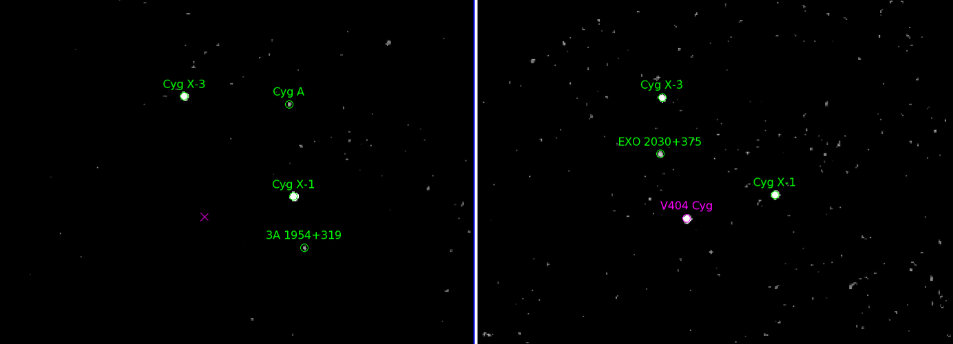 Integral image before and after the outburst