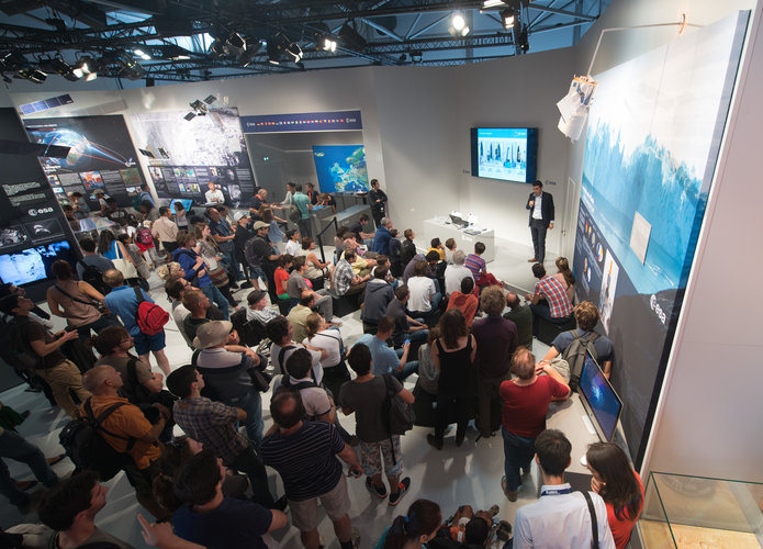 Vega programme presented at the ESA Pavilion