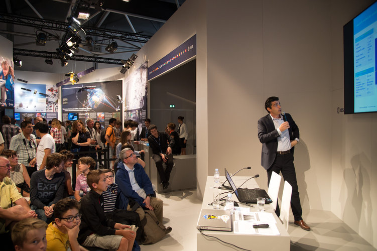 Vega programme presented at the ESA Pavilion