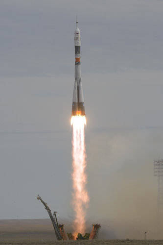 Soyuz TMA-18M liftoff