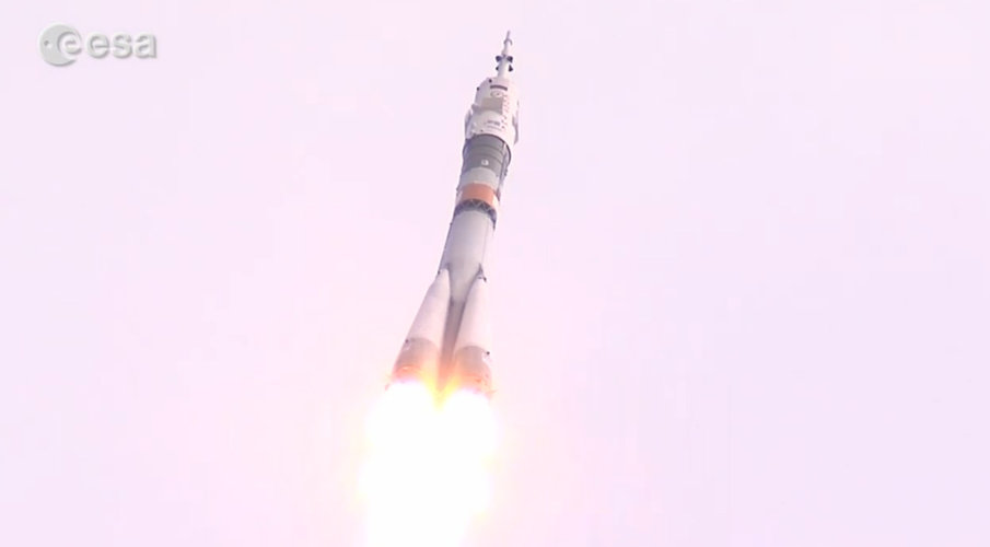 Soyuz TMA-18M liftoff