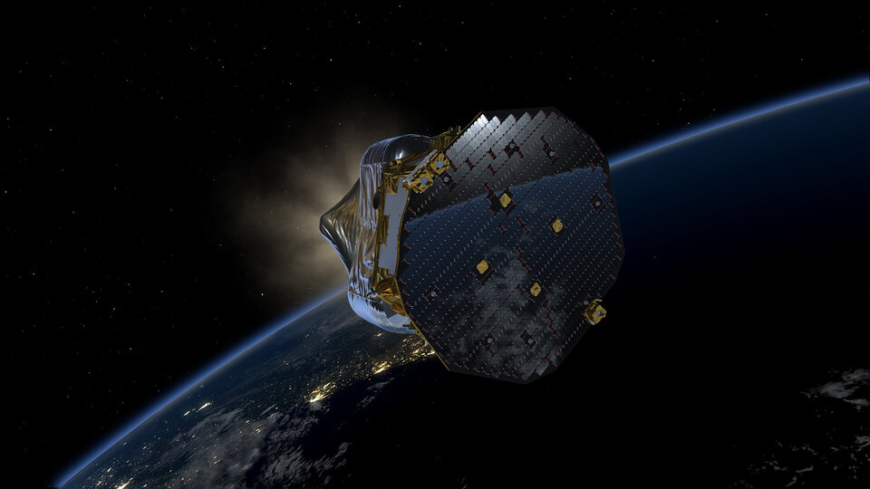 LISA Pathfinder in een lage baan om de aarde