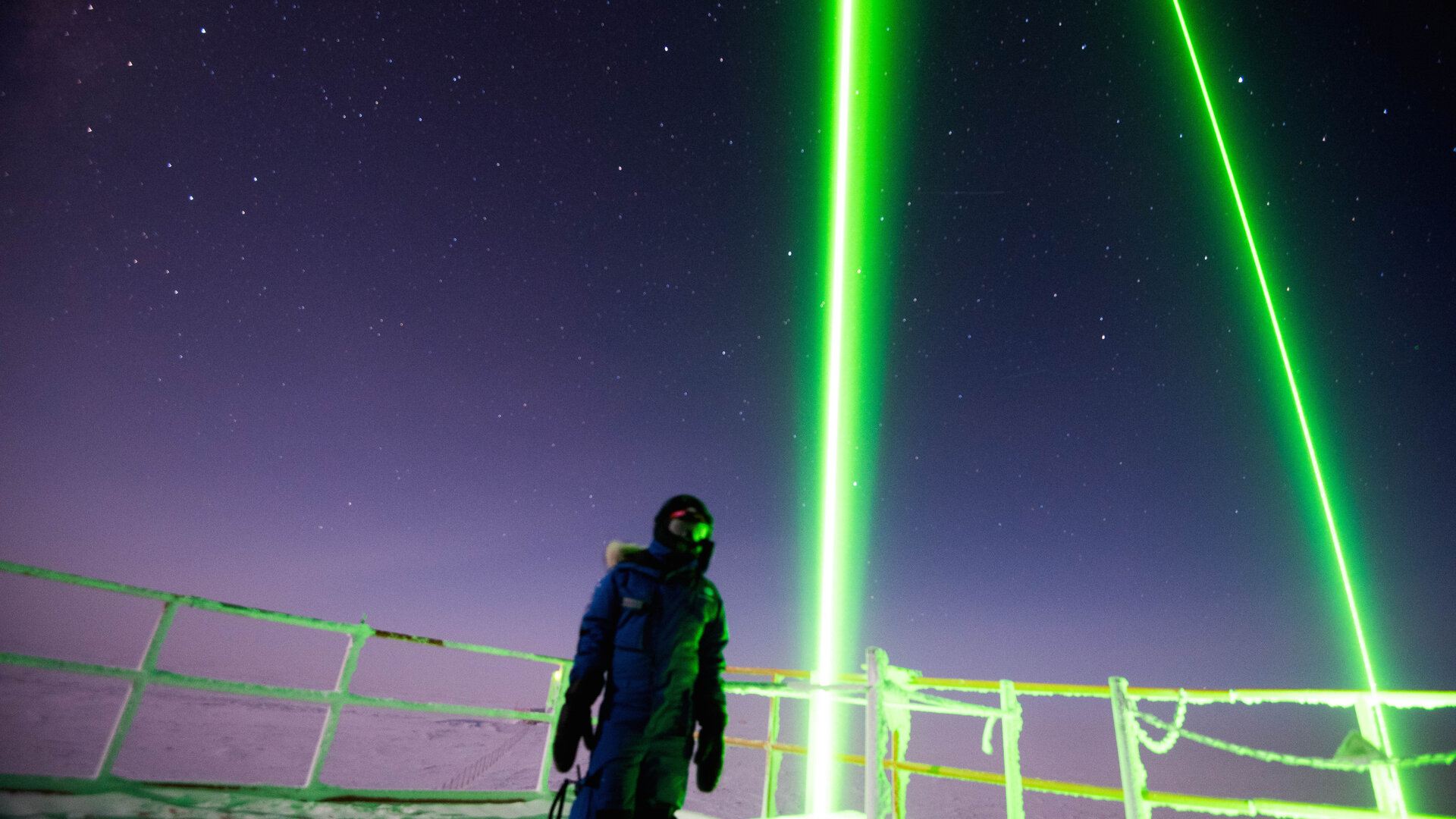 Laser-onderzoek op Antarctica