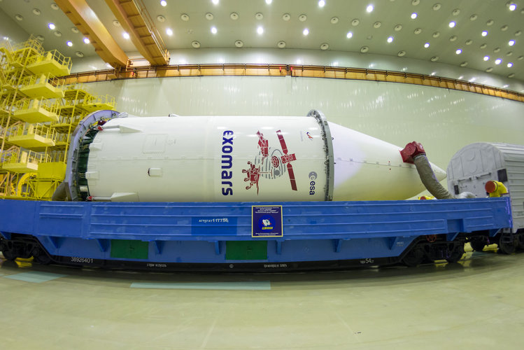 ExoMars 2016 inside fairing