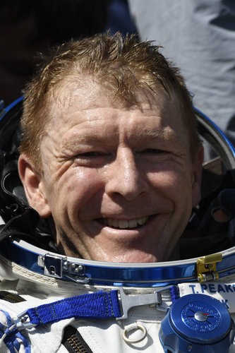 Tim Peake after landing