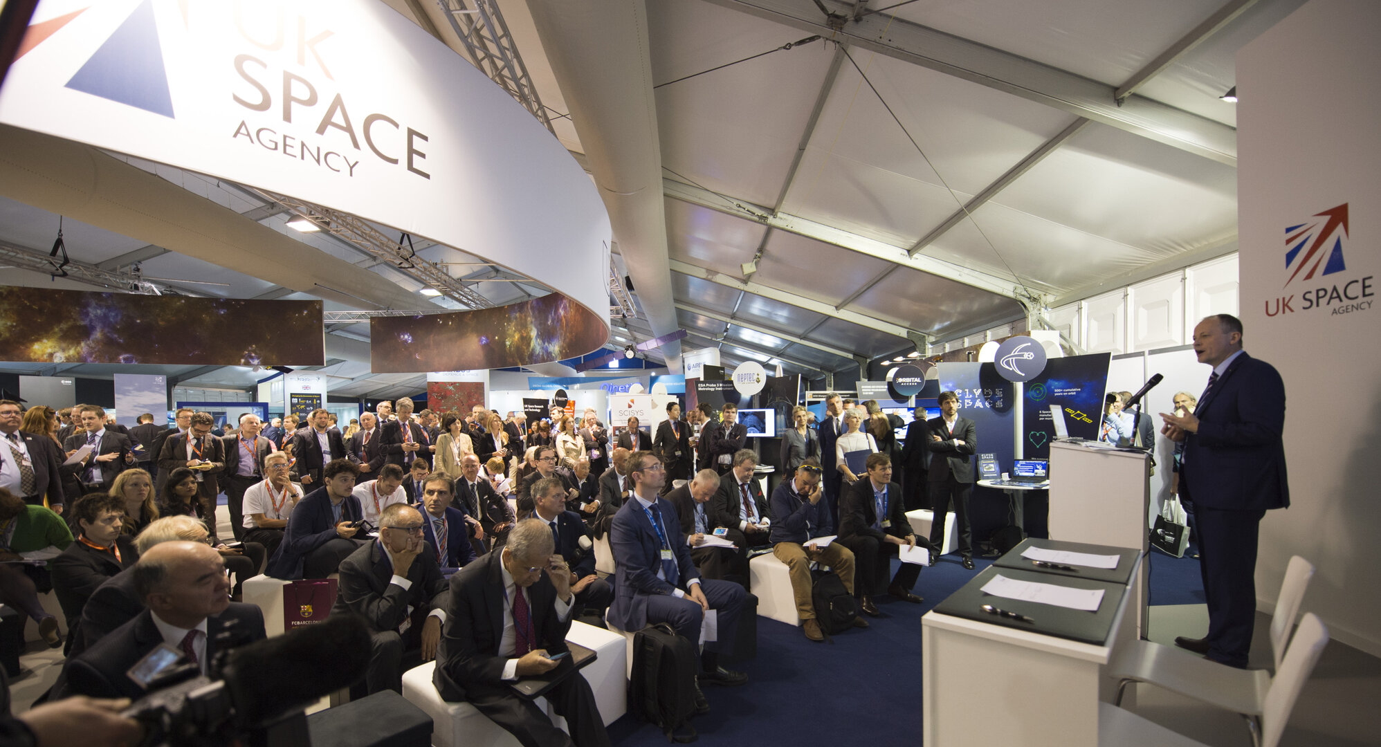 ESA pavilion Farnborough 2016