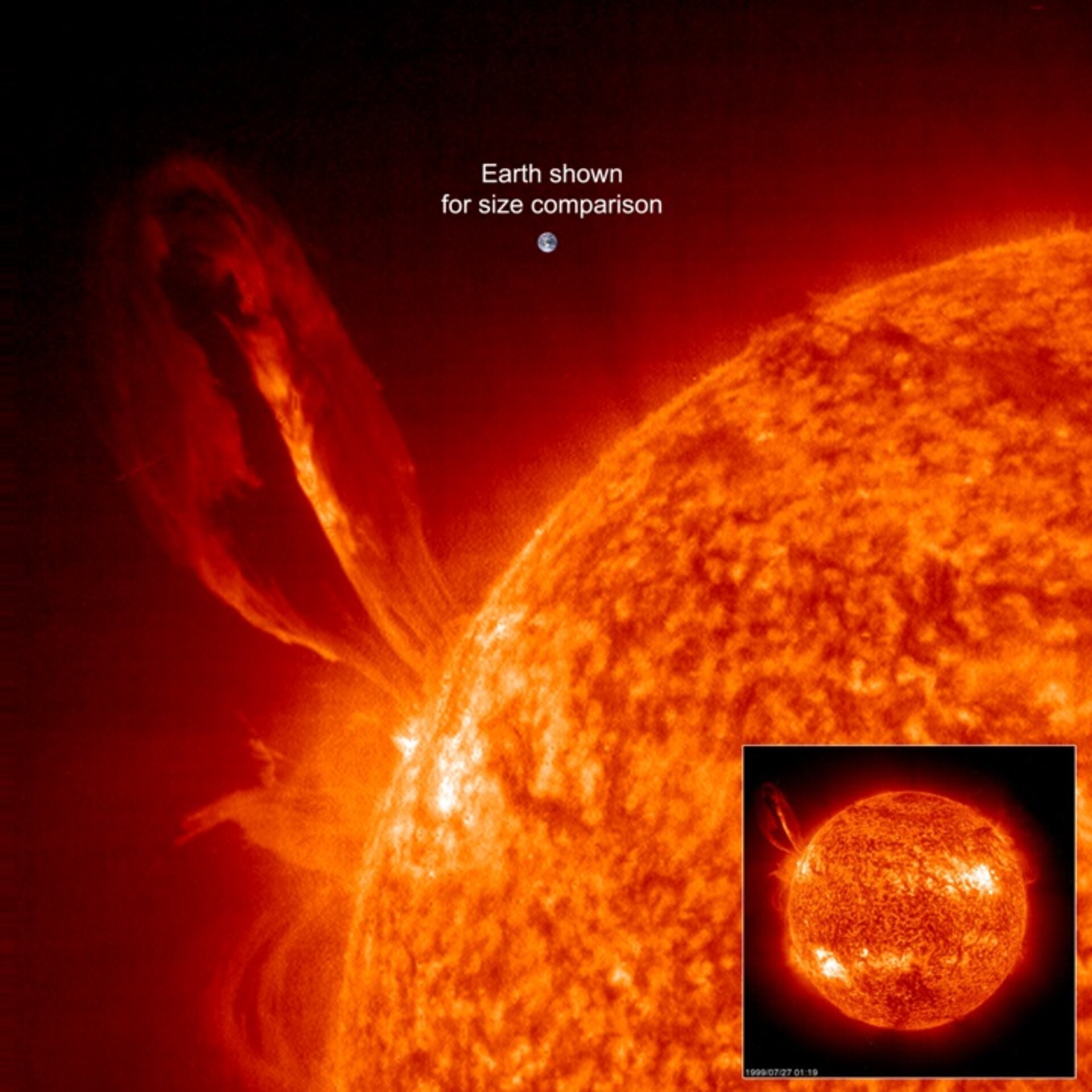 blue red nasa solar flare