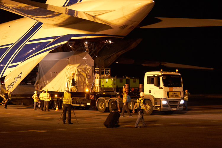 Sentinel-2B arrives in French Guiana