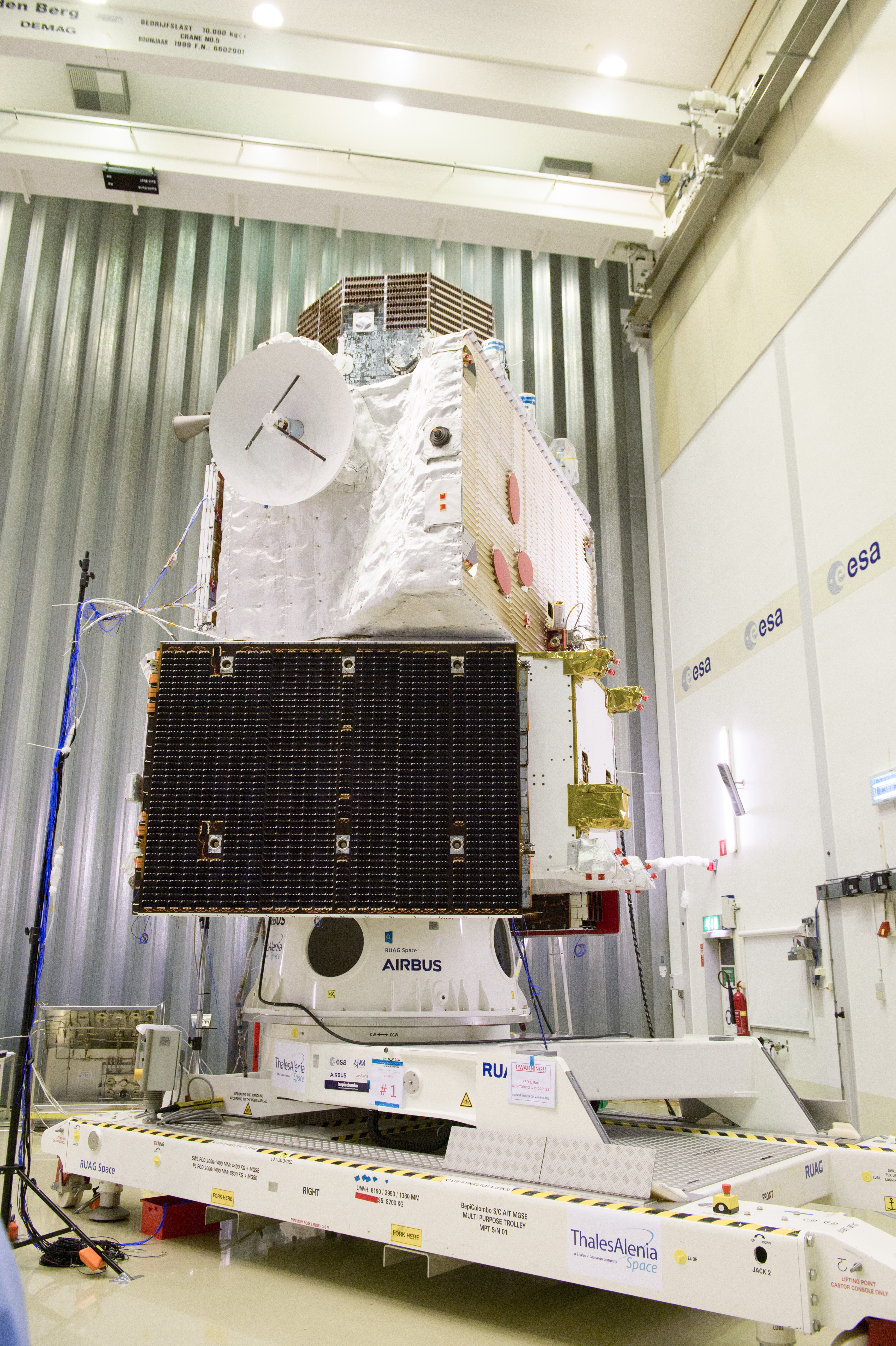 ESA - BepiColombo at test centre