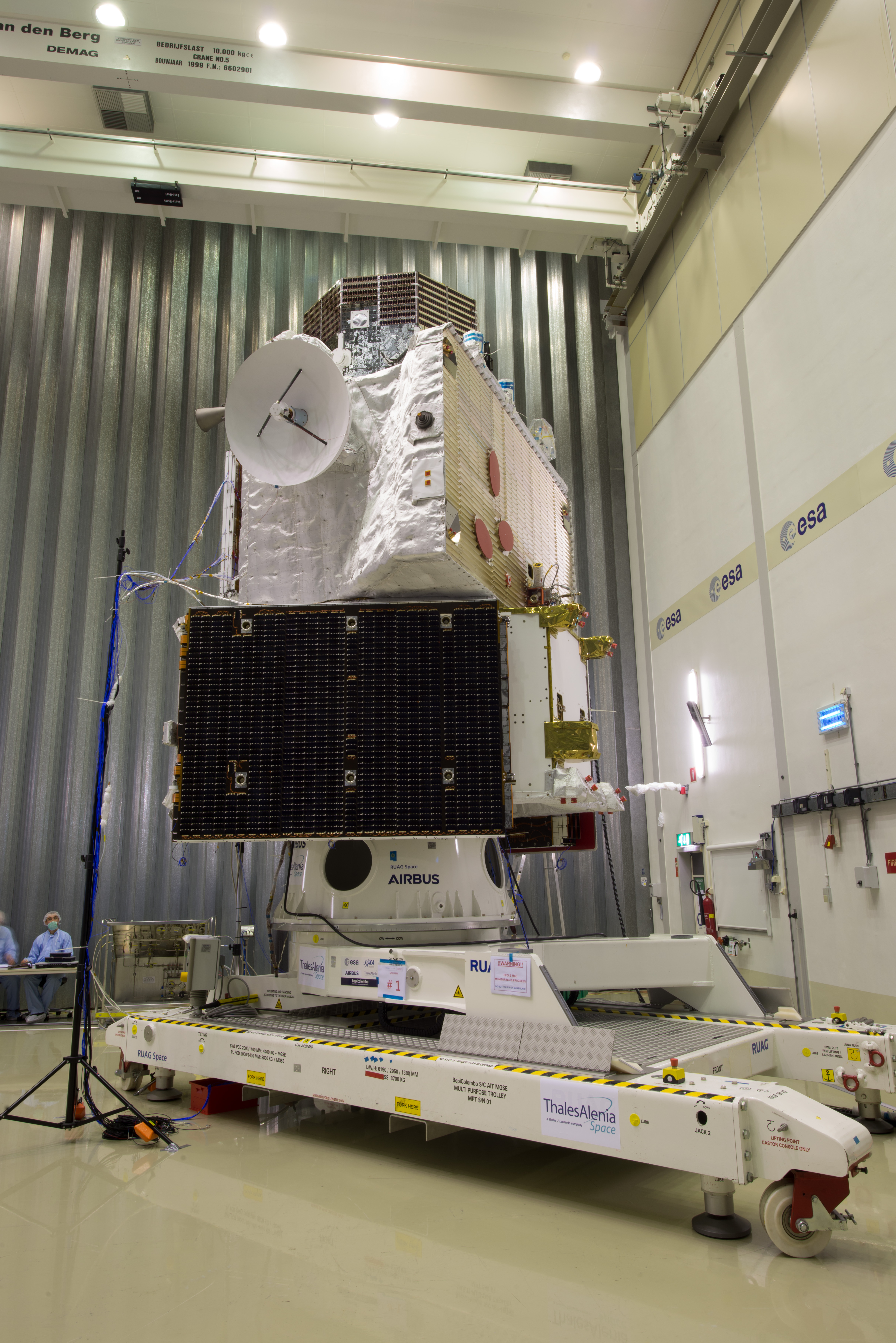 ESA - BepiColombo at test centre