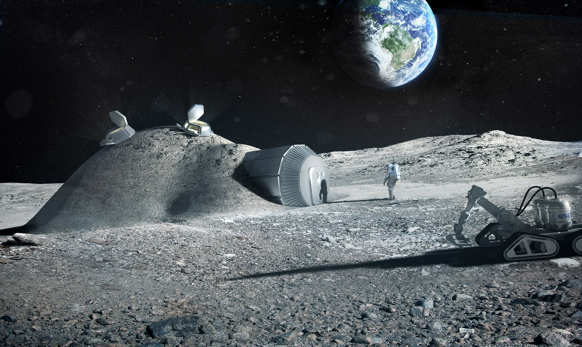 kleurstof telex lade ESA - Space for Kids - Terug naar de maan!