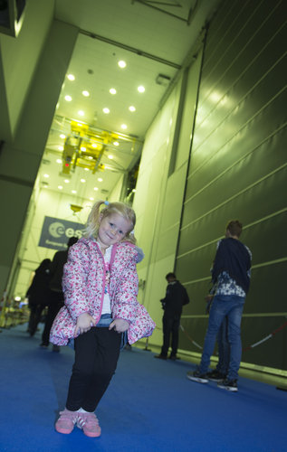 Open Day visitor in Test Centre