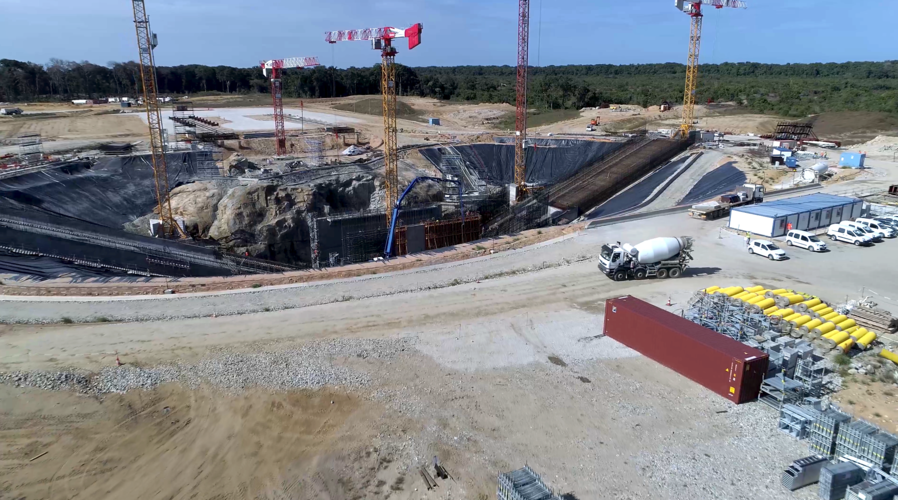 Ariane 6 launch zone taking shape