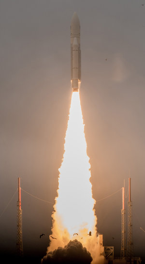 Galileo lifts off