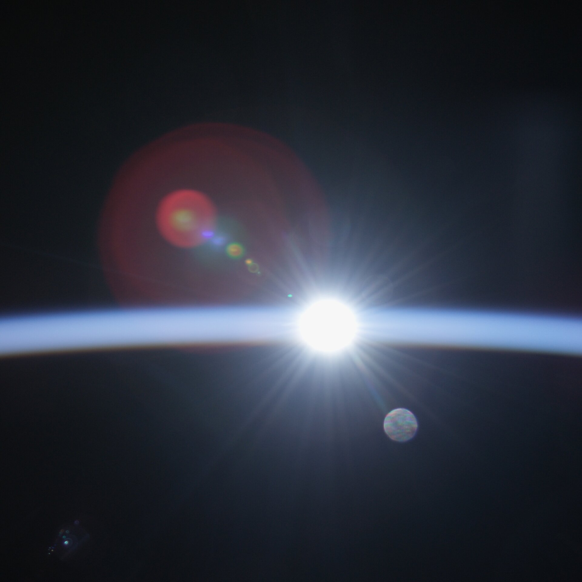 Sunrise seen from Space Station