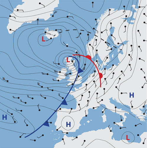 Weather map