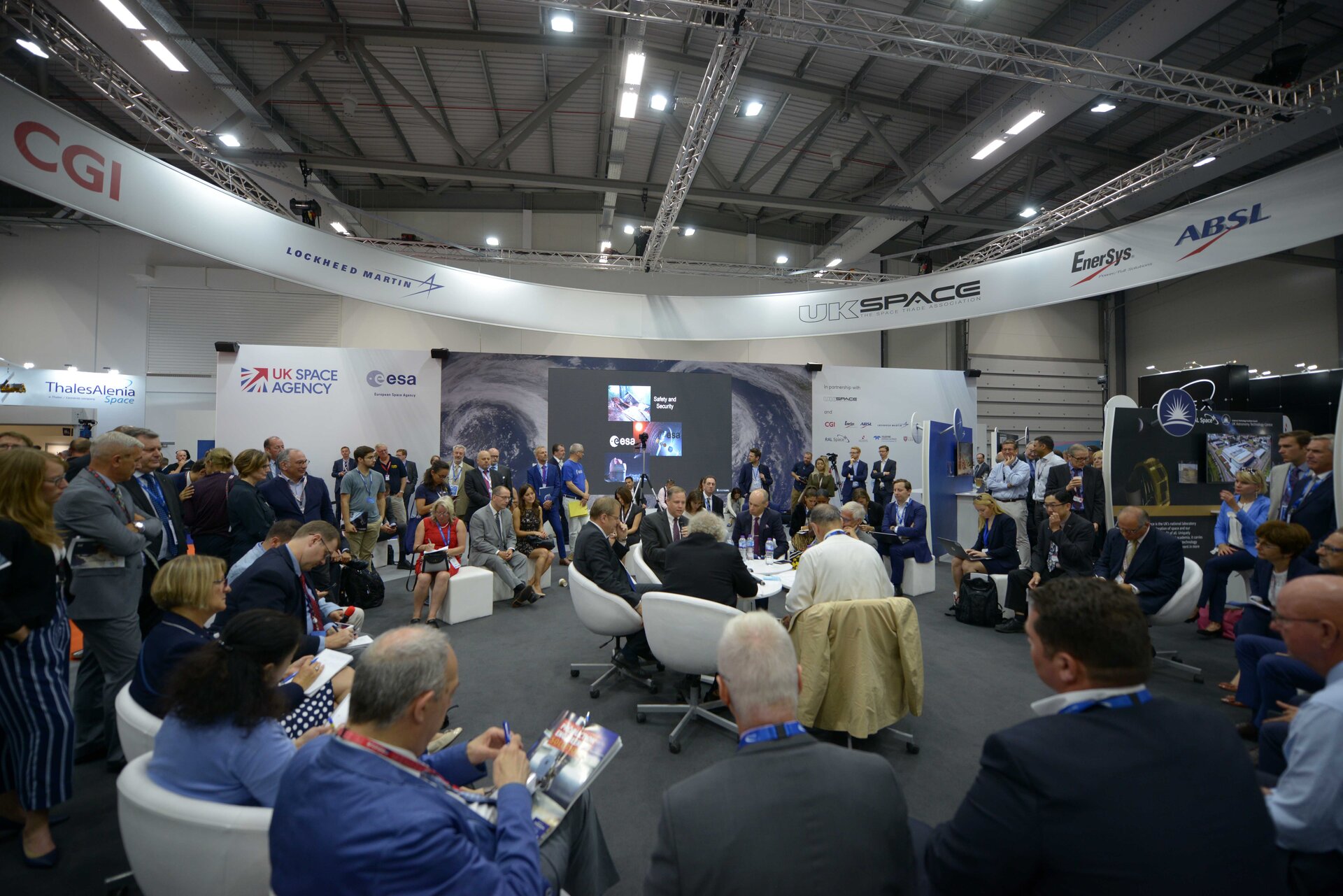 Space Day interactive talks at Farnborough International Airshow 2018