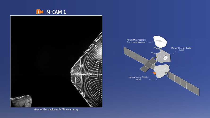 BepiColombo’s first image from space